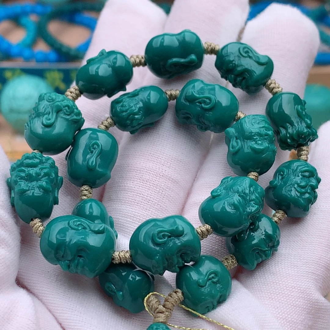 未镶嵌绿松石珠宝奇石