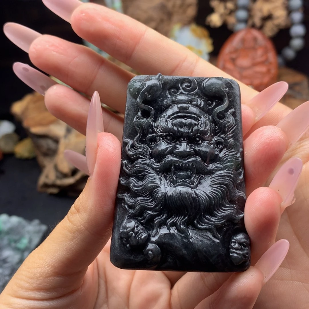 道***然定制翡翠未镶嵌翡翠