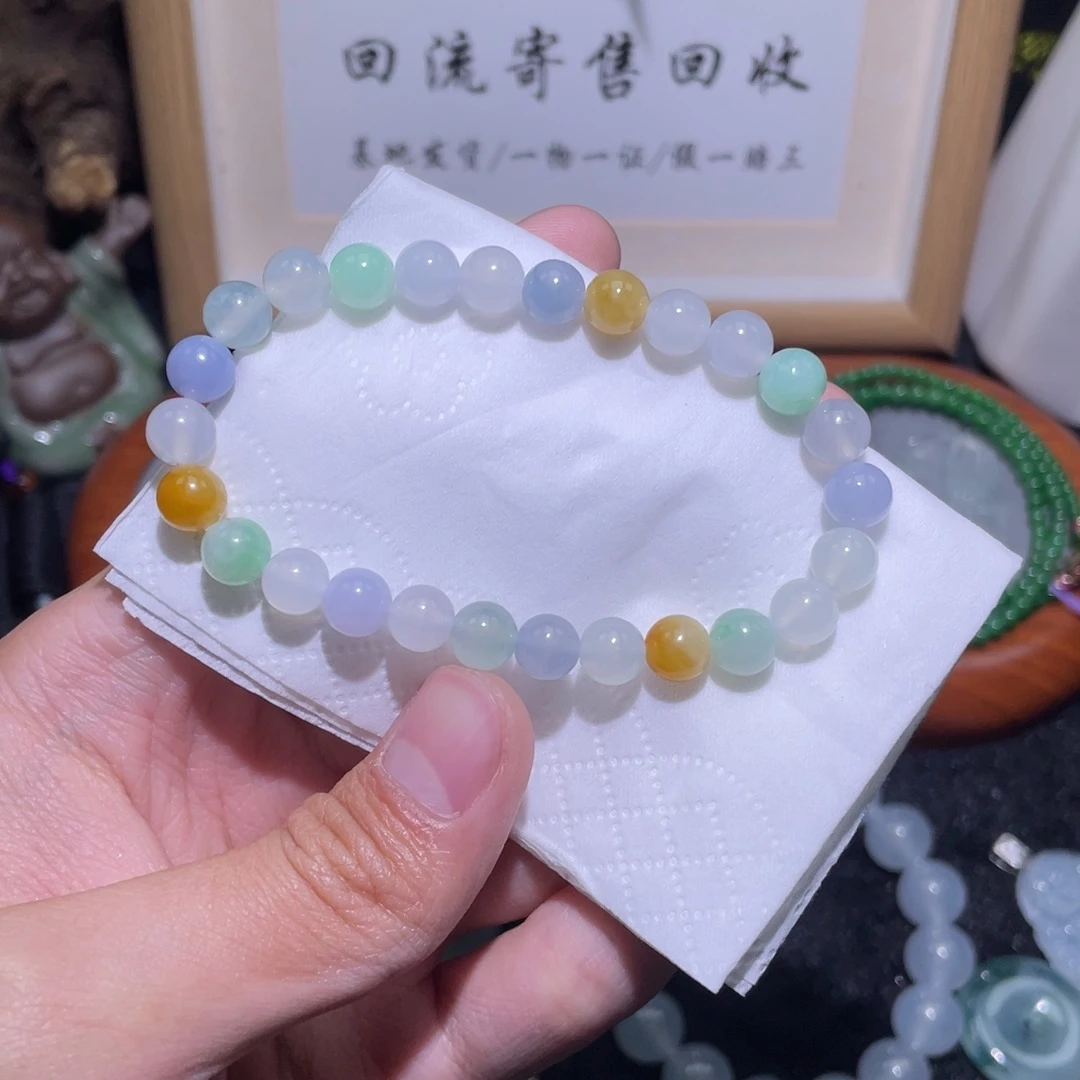 m***e定制翡翠未镶嵌手串