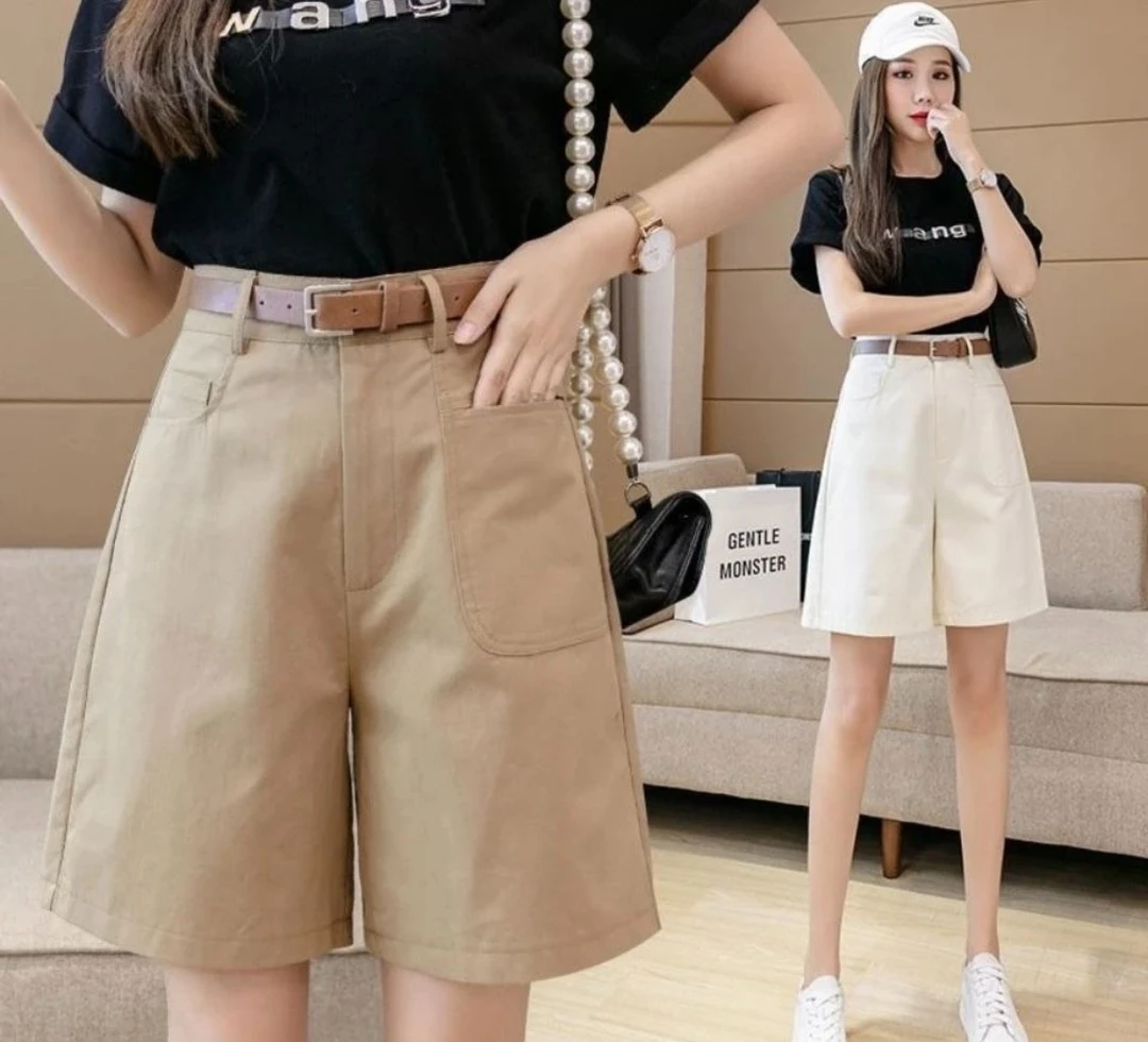 2025新款港味夏季西装短裤高腰宽松阔腿五分裤休闲直筒中裤