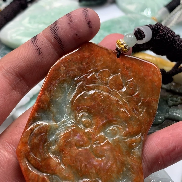 颈饰未镶嵌翡翠保真天然a货翡翠
