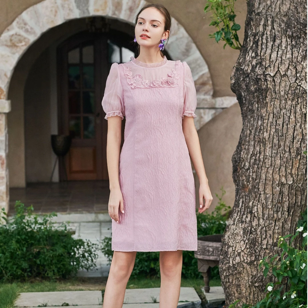 Pink Mary/粉红玛琍新款连衣裙PMALS5215