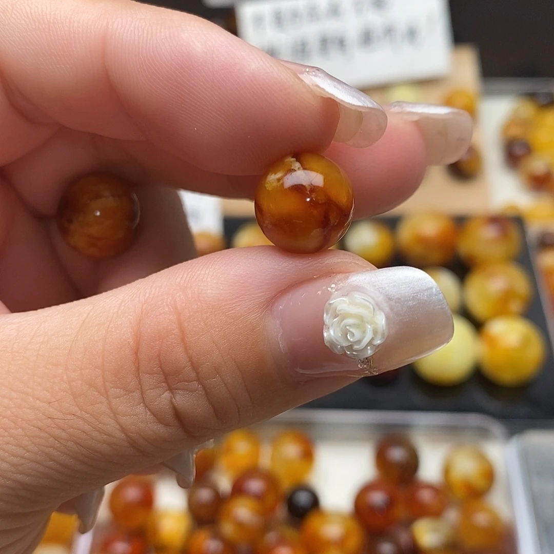 幸***゛裸石虫珀未镶嵌蜜蜡
