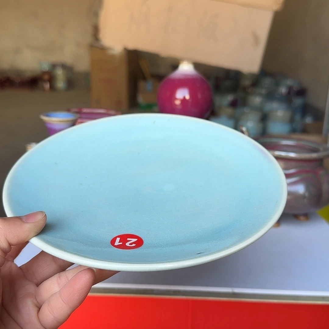 陶摆件郑家钧瓷摆件微瑕
