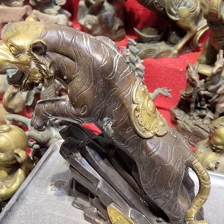 A***华黄铜摆件工艺品，