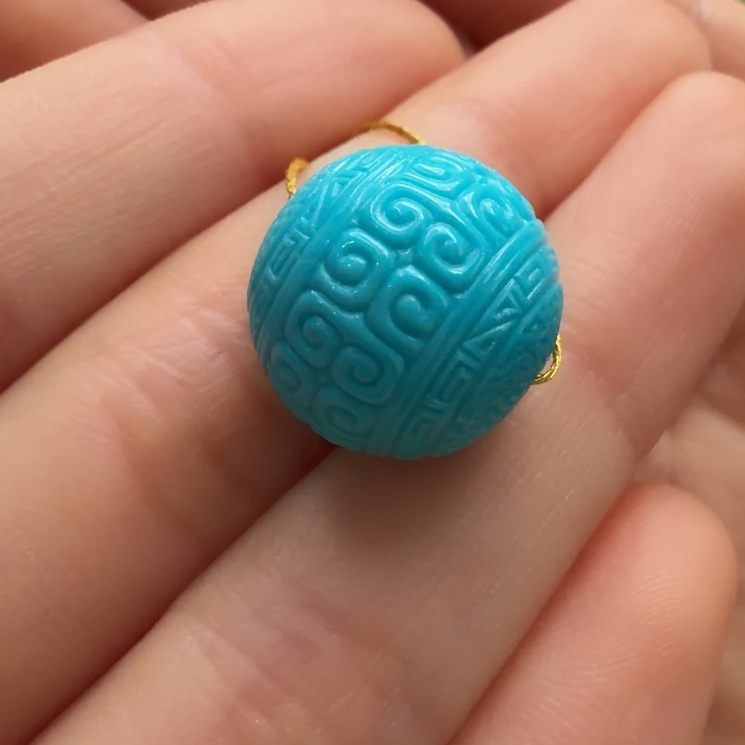 心***动绿松石未镶嵌颈饰