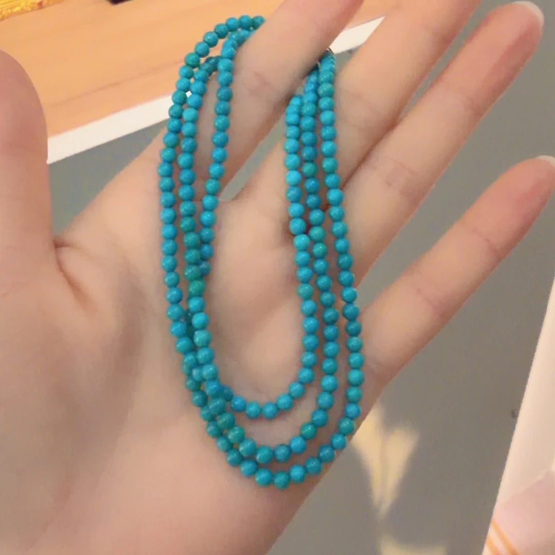 绿松石未镶嵌颈饰