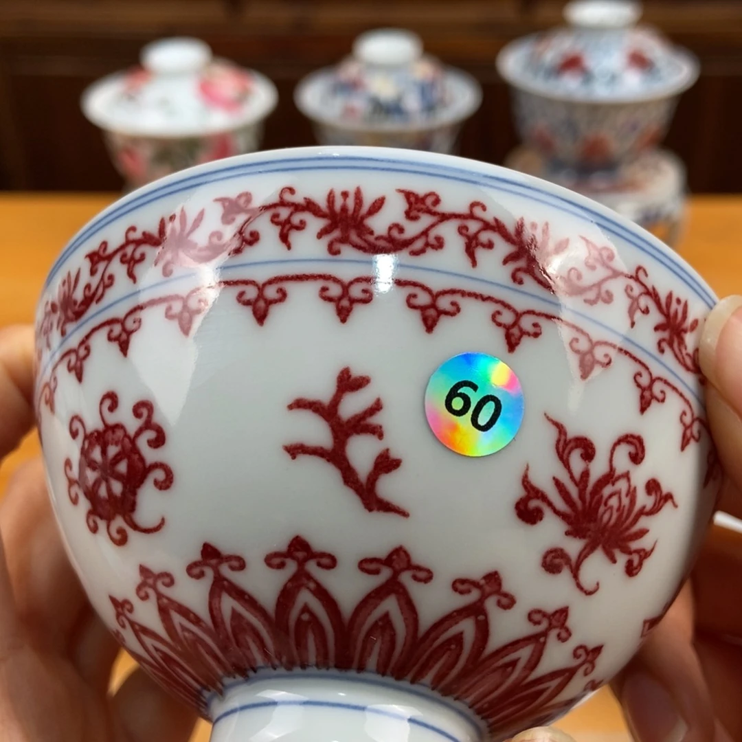 手绘现代茶具非古董