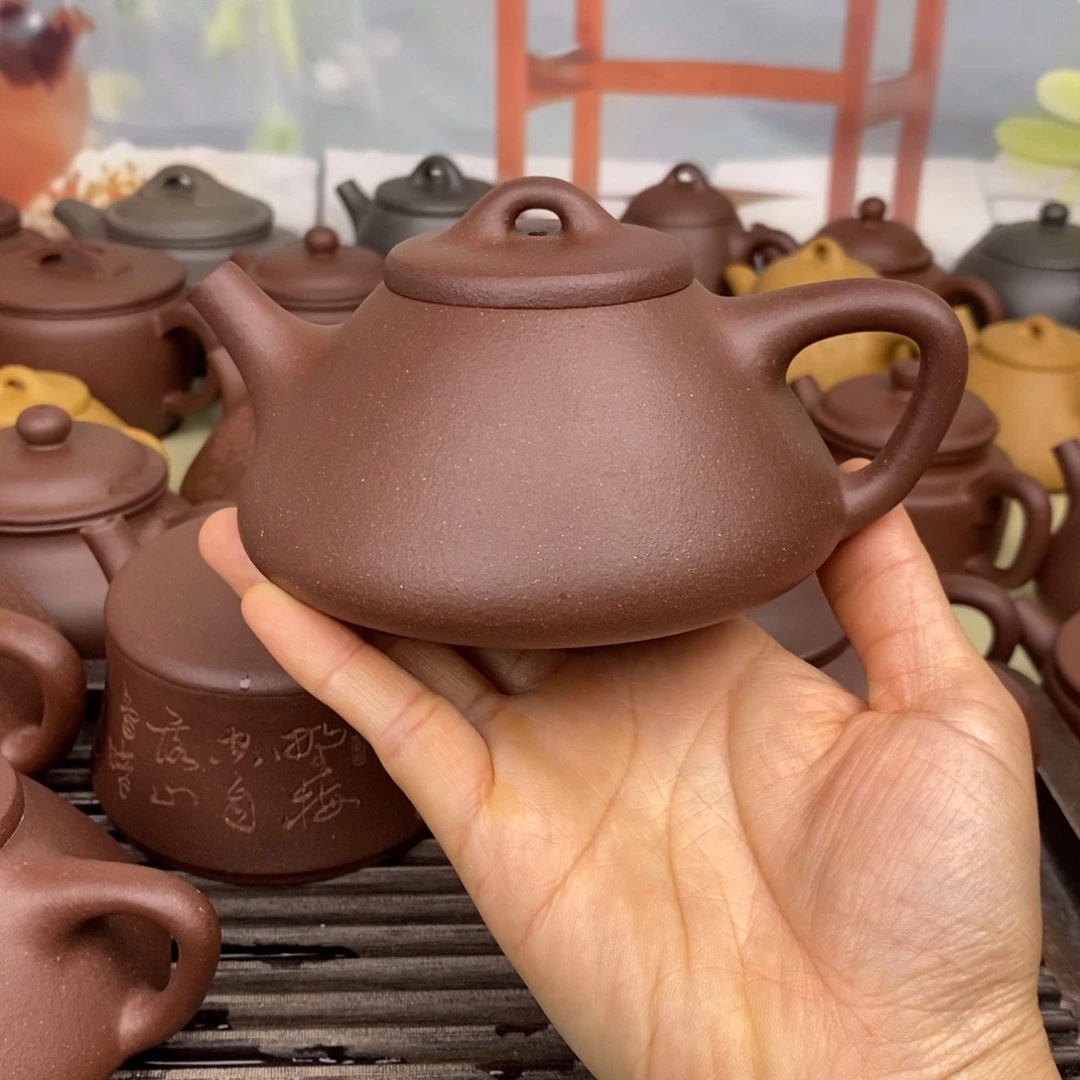 茶壶紫砂风釉200ccccc羊角山紫泥0添加