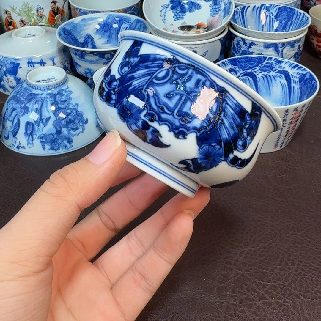 不***根现代景德镇陶瓷杯