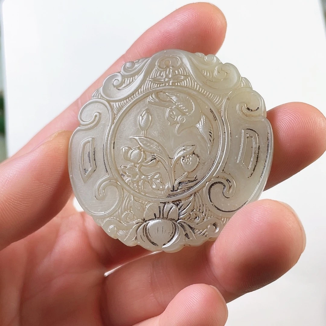 和田玉（糖玉）颈饰未镶嵌