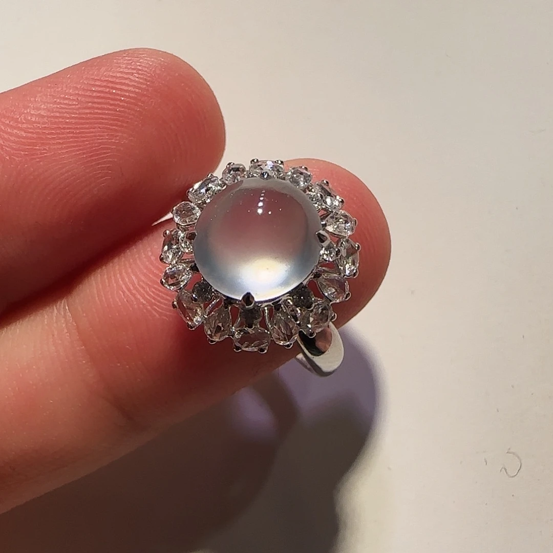 翡翠18K金镶嵌戒指戒指