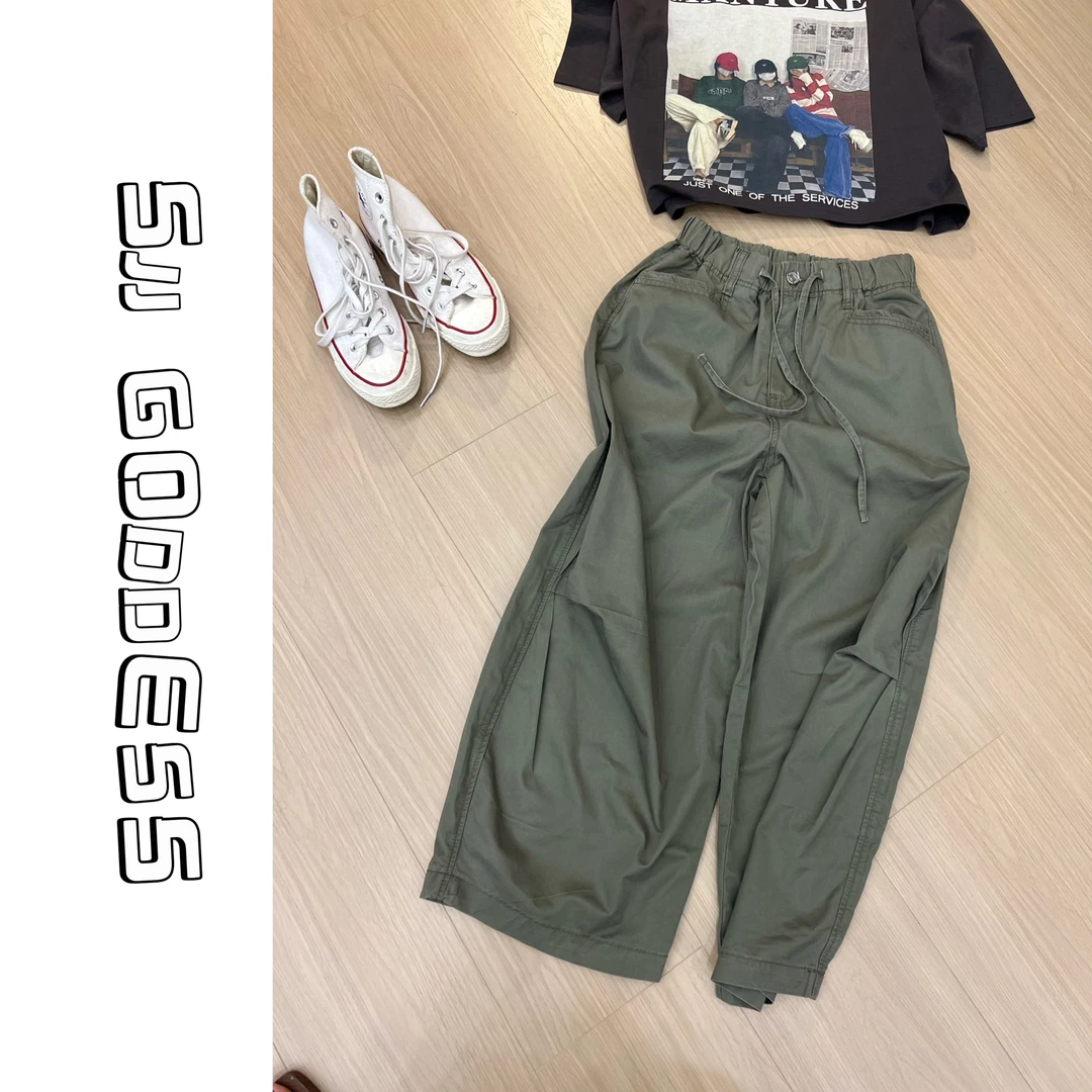 【娇娇私服定制】新款上新休闲宽松工装裤（裤长90）60935#