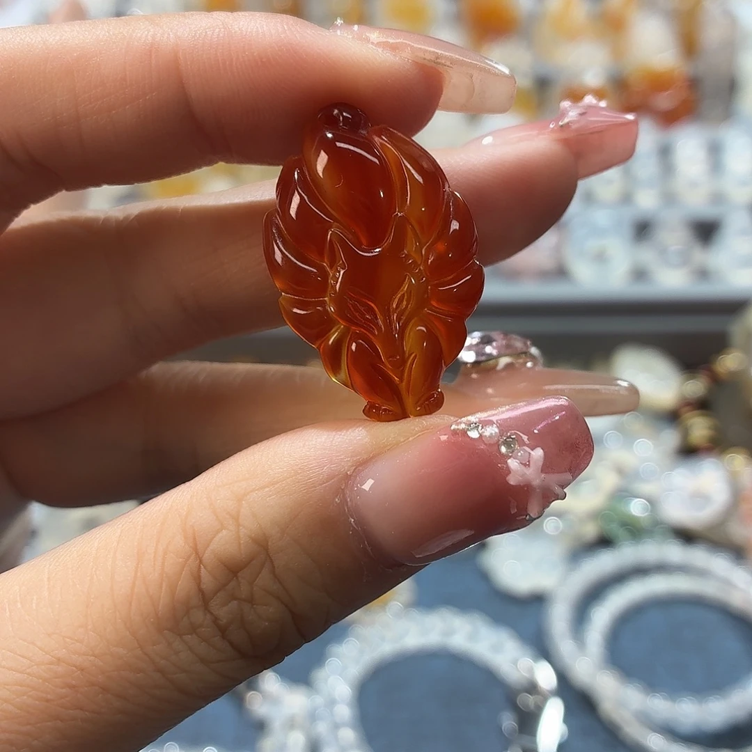 玛瑙/玉髓未镶嵌吊坠(不含链)