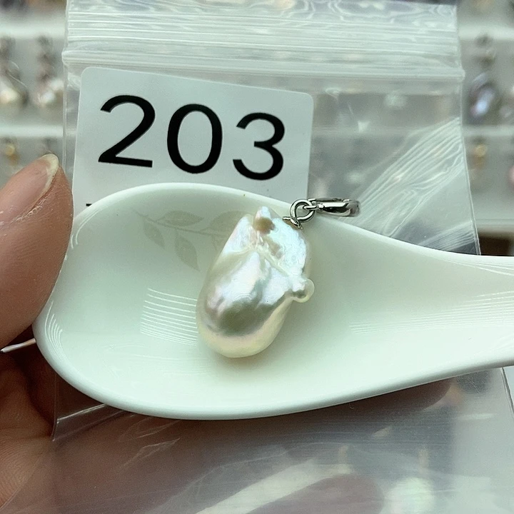 淡水珍珠颈饰银S925镶嵌