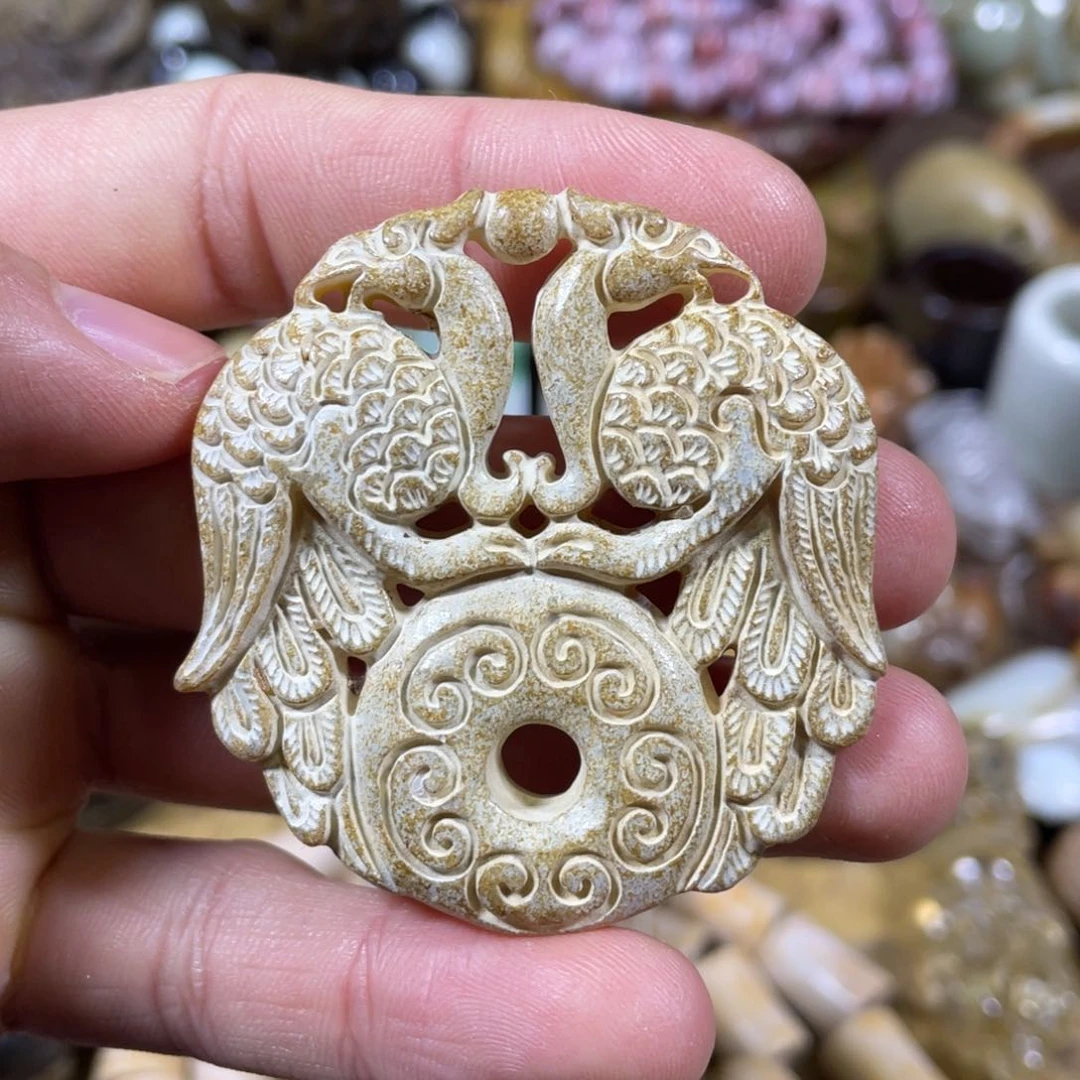 和田玉吊坠(不含链)未镶嵌