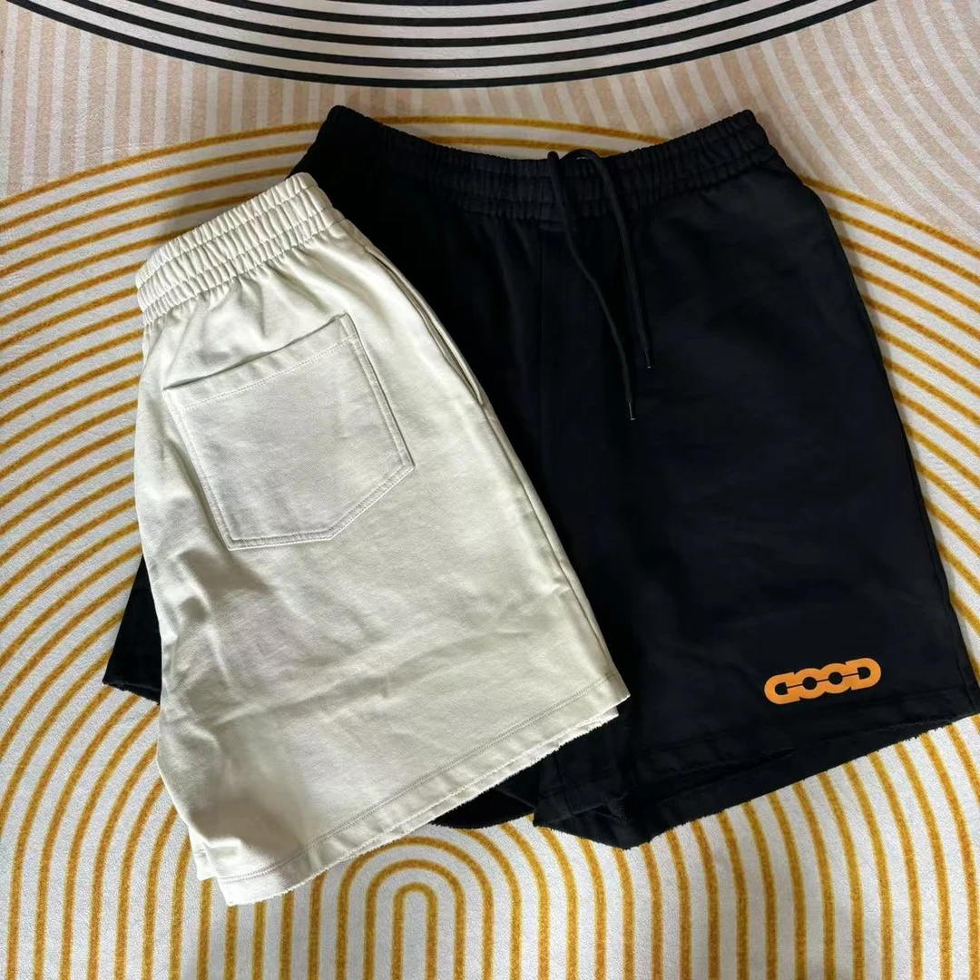 s25夏季新款短裤男女同款潮流时尚简约运动印花77002