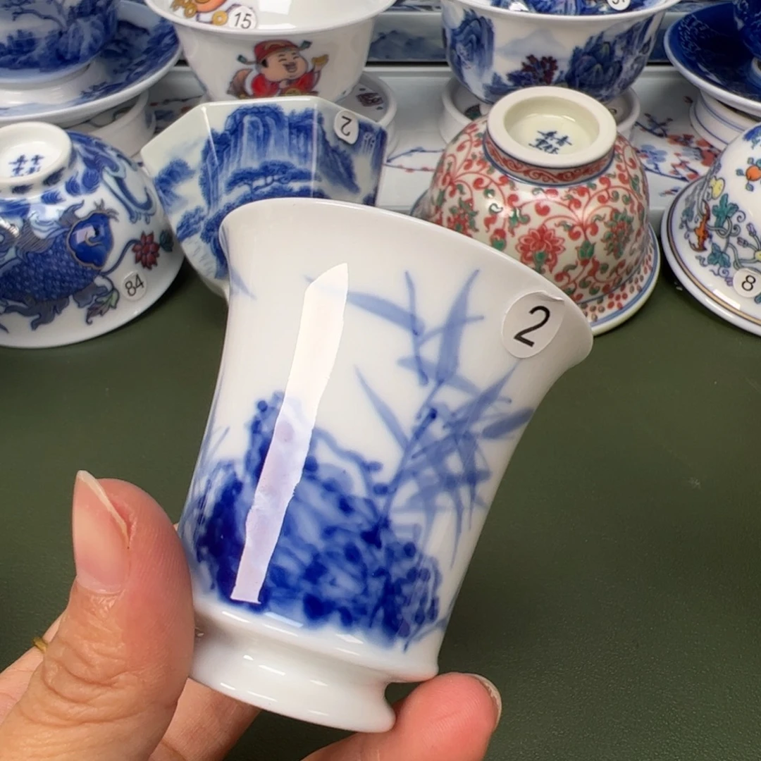 陶瓷景德镇纯手工纯手绘茶具木木2