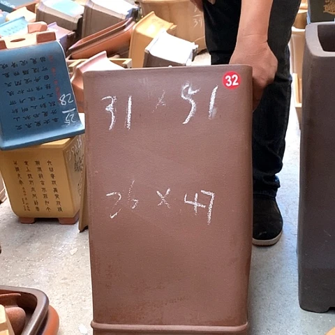 紫砂花盆手工艺品