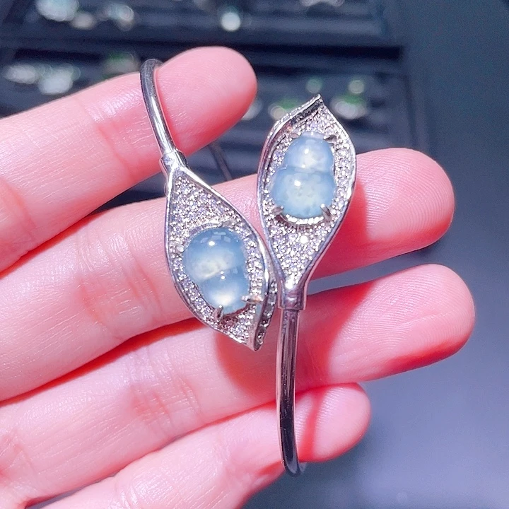 翡翠合金项圈纯天然a