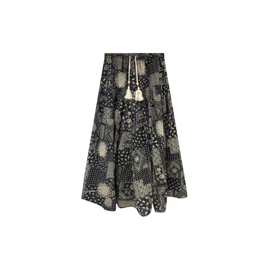 TY时尚简约复古设计极简风半身裙-W6 0901