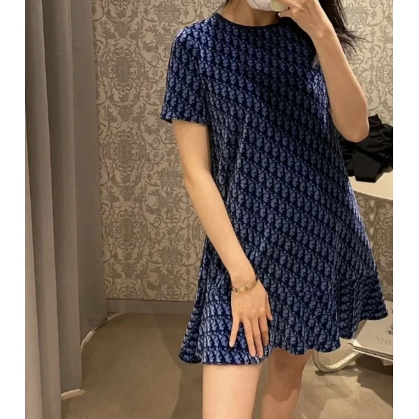 妃鱼/迪奥/棉/连衣裙/95新/M1/22