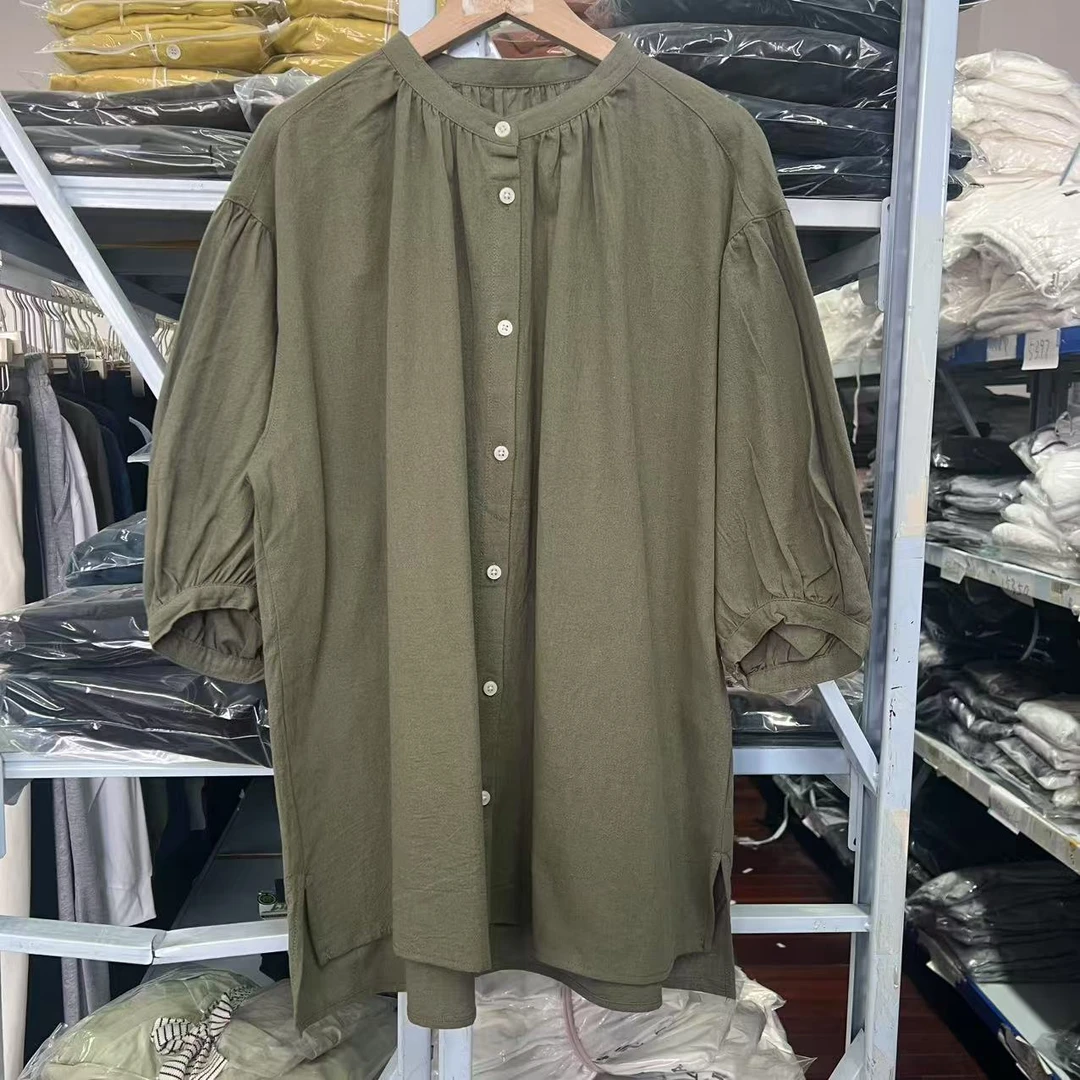 福惜 日单女士棉麻衬衫 5414 5413