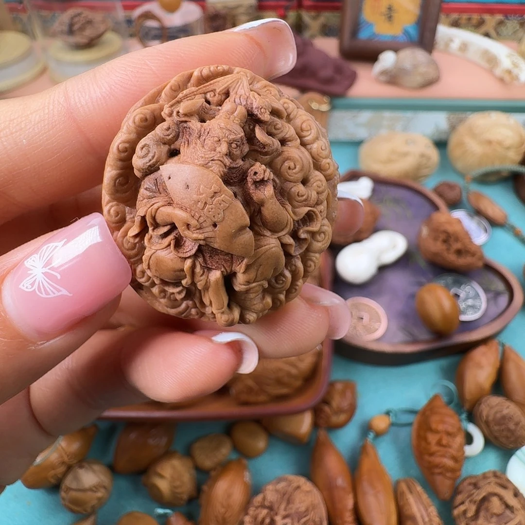 用***8手串/手链橄榄核核潮核雕手工