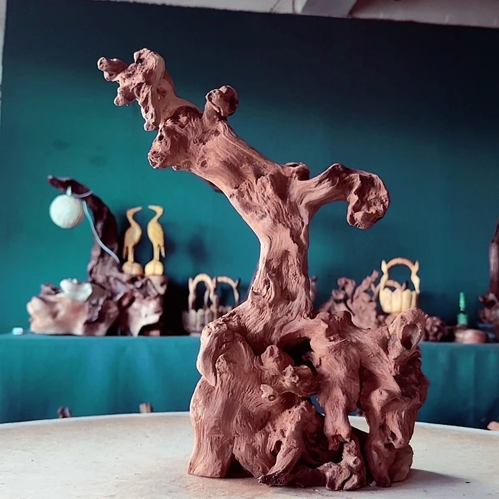 谈***羡木771 金丝红木羊蹄甲半成品