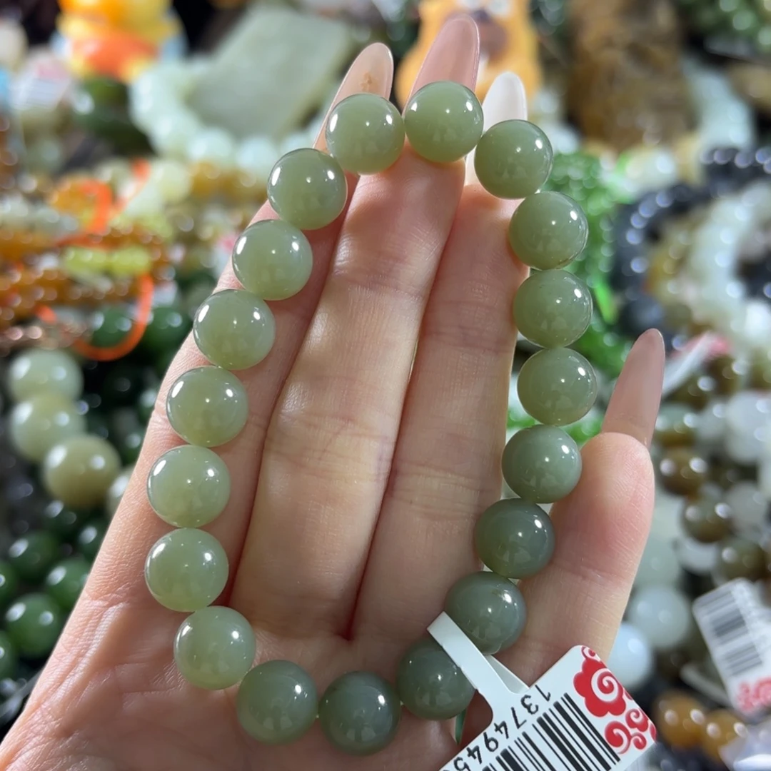 和田玉未镶嵌手链13