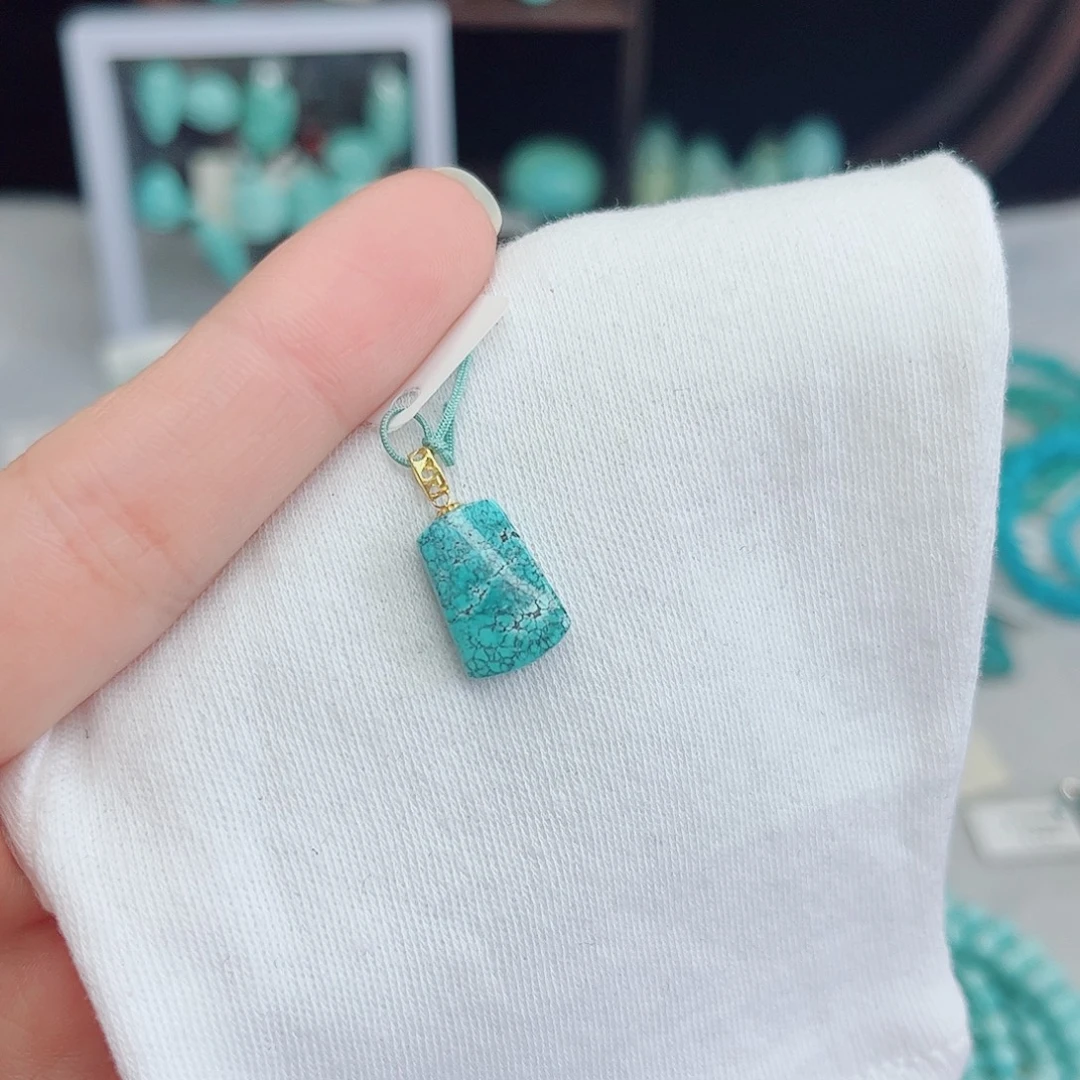 绿松石18K金镶嵌绿松石