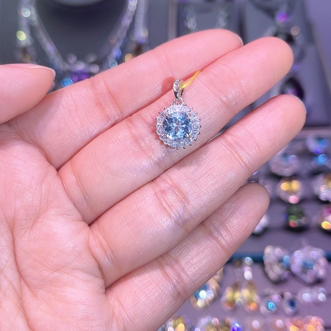 【闪购商品】托帕石吊坠(赠链)银S925镶嵌
