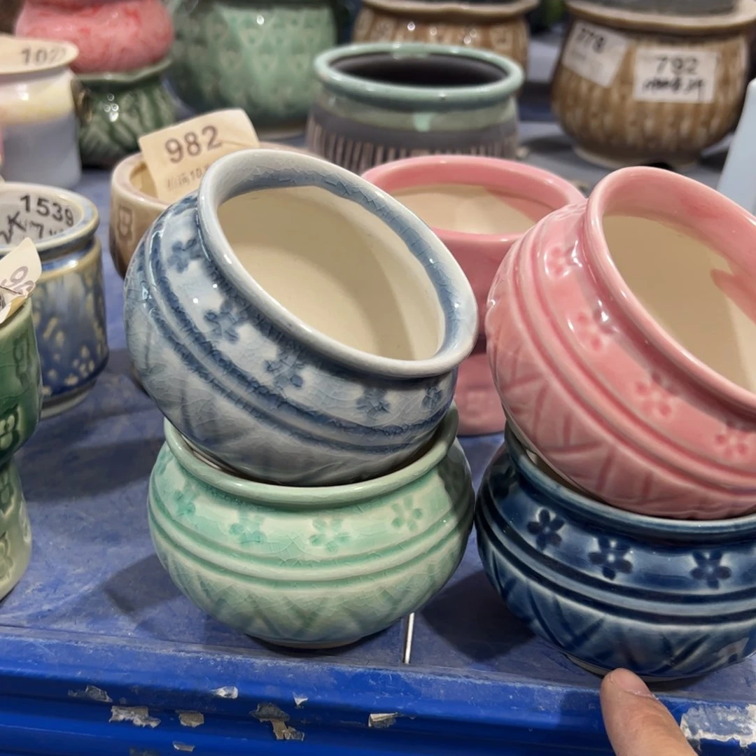 陶瓷陶瓷多肉花盆@@1320