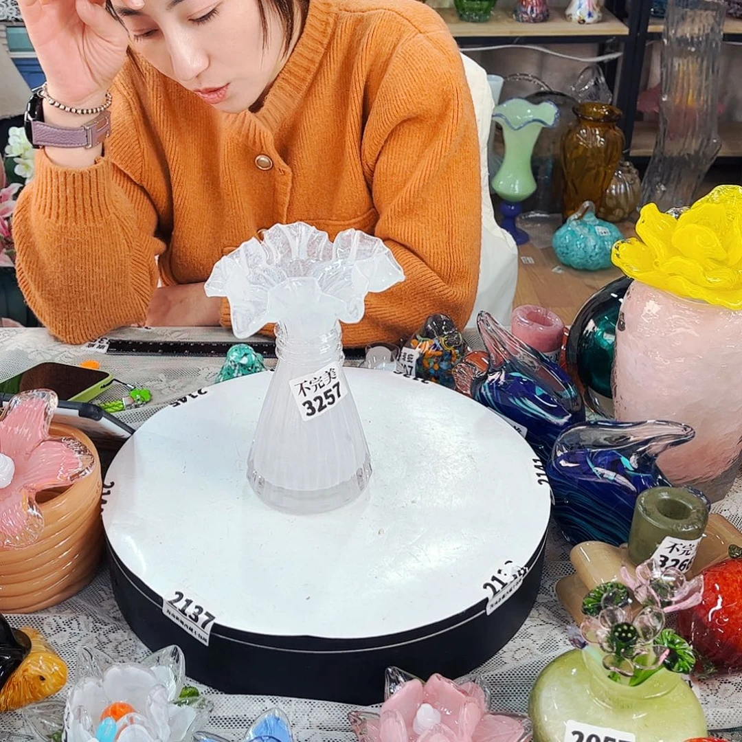 3257 家悦琉璃工艺品不完美