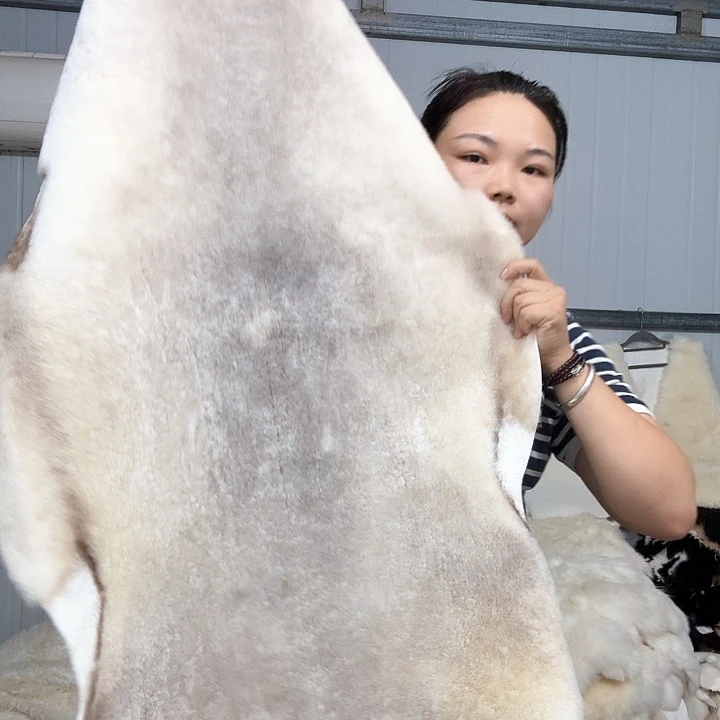 羊皮双面款整张皮黄色