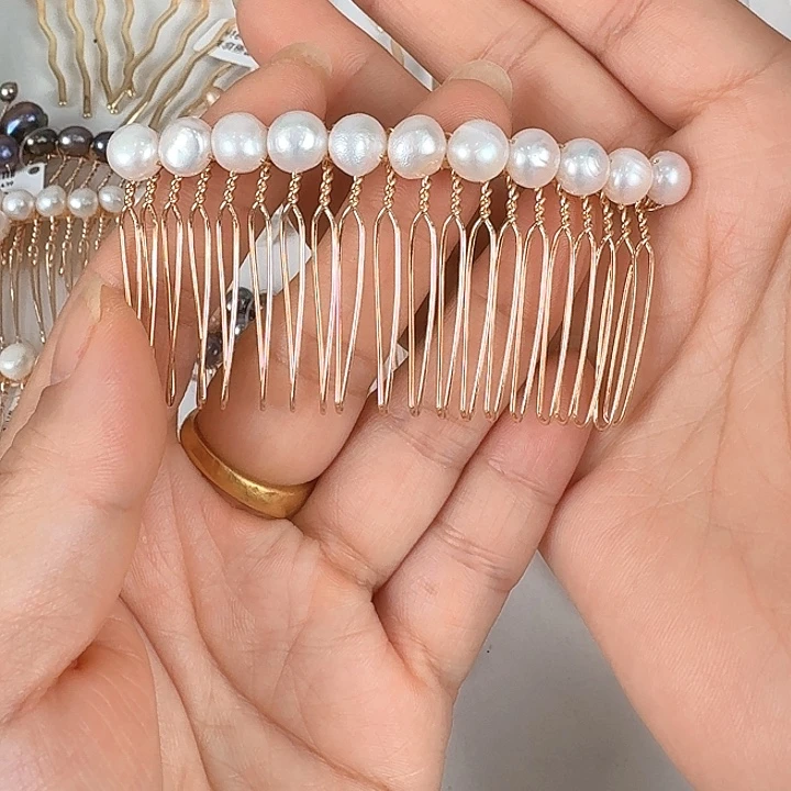 淡水珍珠未镶嵌发饰