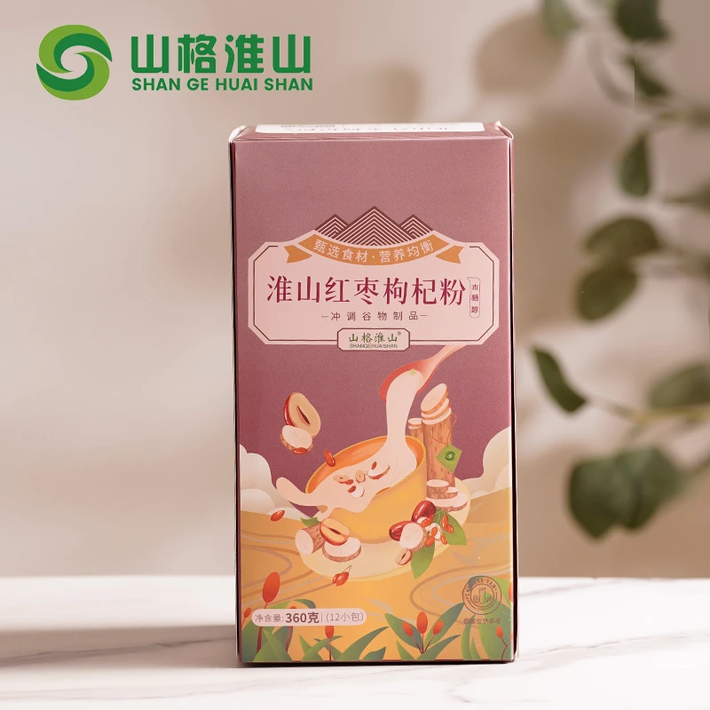 山格淮山红枣枸杞粉营养解馋办公室零食早餐营养制品小包精选