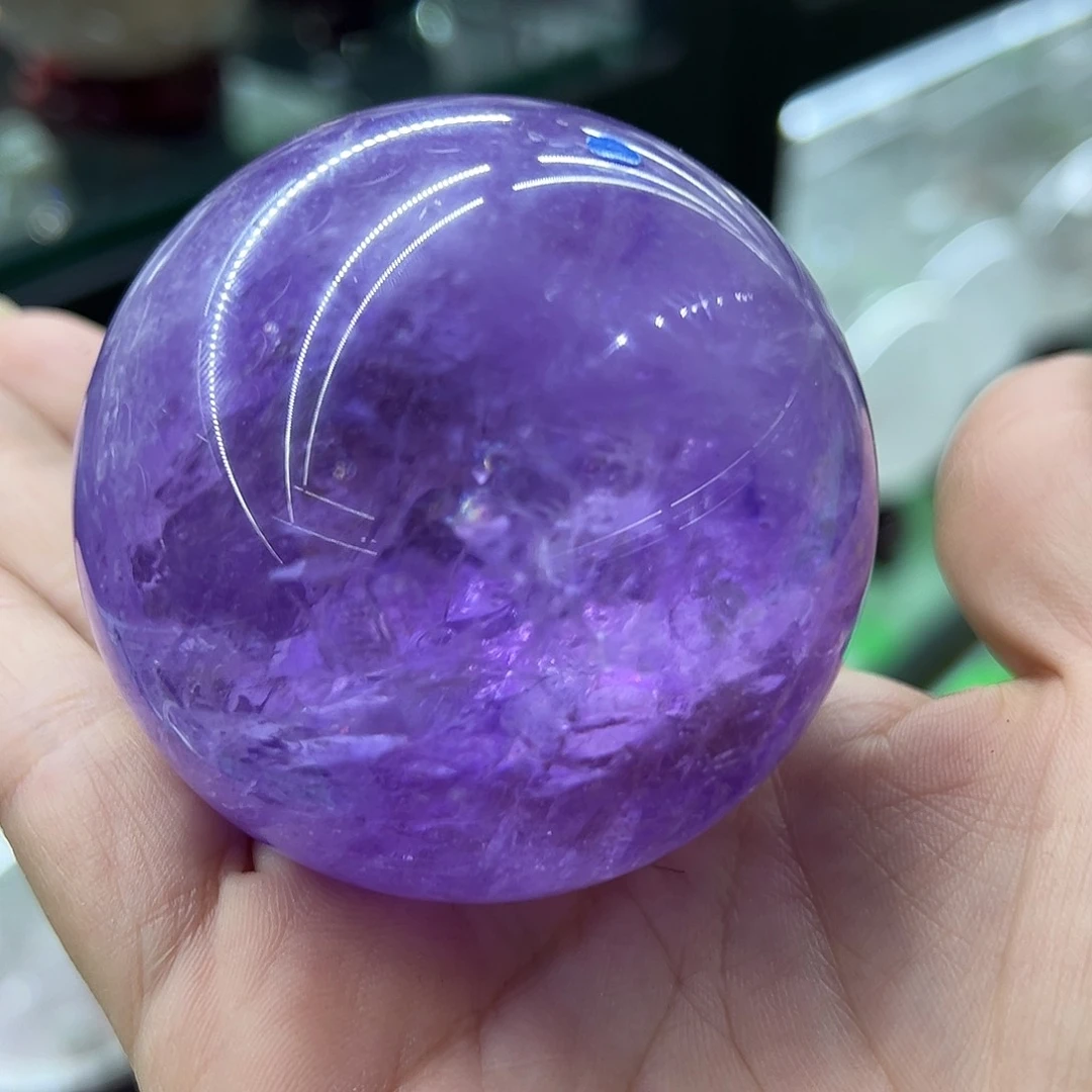 水晶水晶球摆件未镶嵌奕*