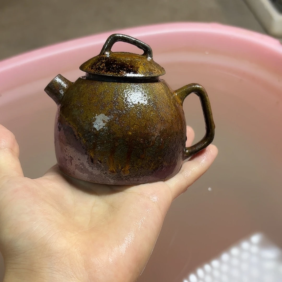茶壶紫砂柴烧紫砂天青秦权