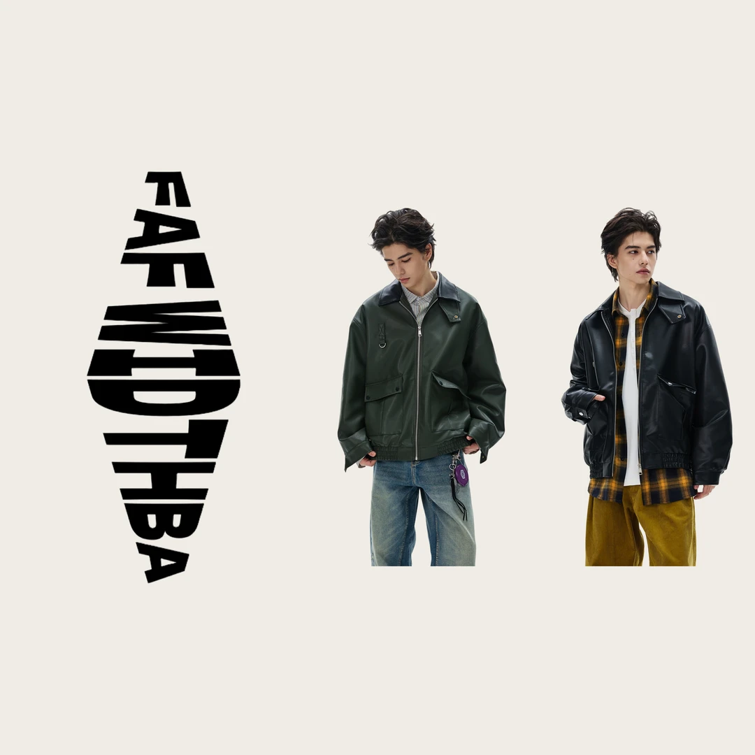 JK301 1春季新款美式复古机车皮外套男宽松百搭夹克