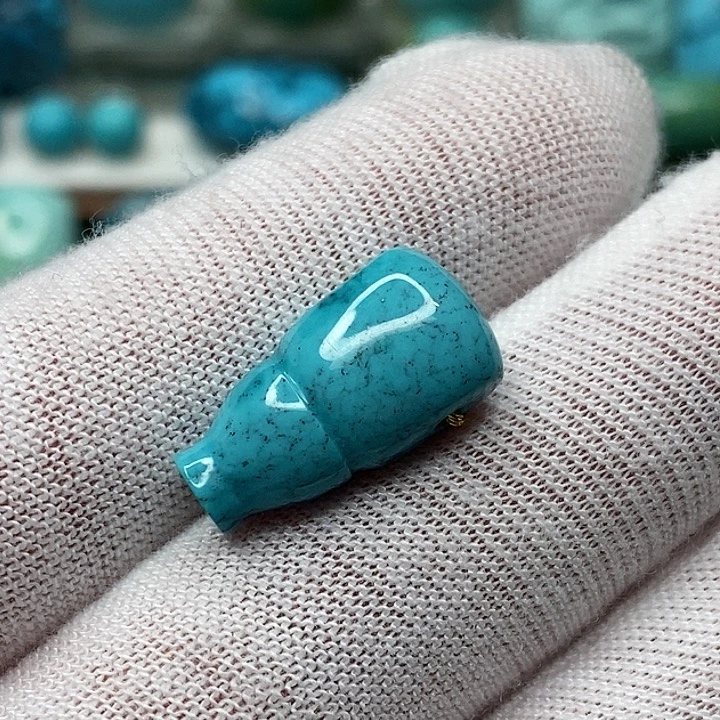 绿松石未镶嵌天然原矿 地大质检