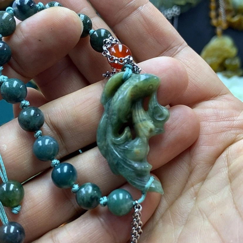 【闪购商品】蛇纹石玉未镶嵌手牌