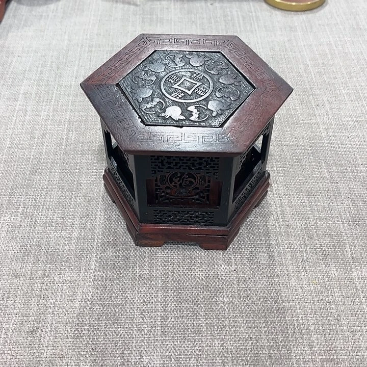 琉璃手工艺品红木工艺品雕刻工艺微暇