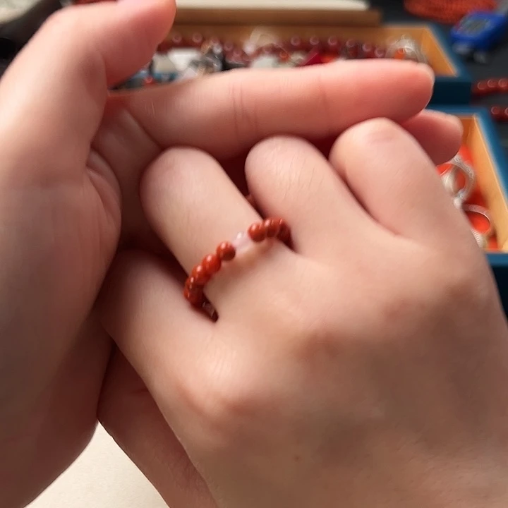 南红玛瑙未镶嵌戒指