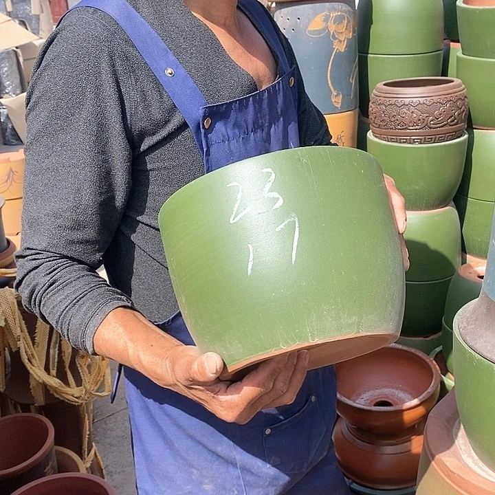 紫砂花盆紫砂花盆