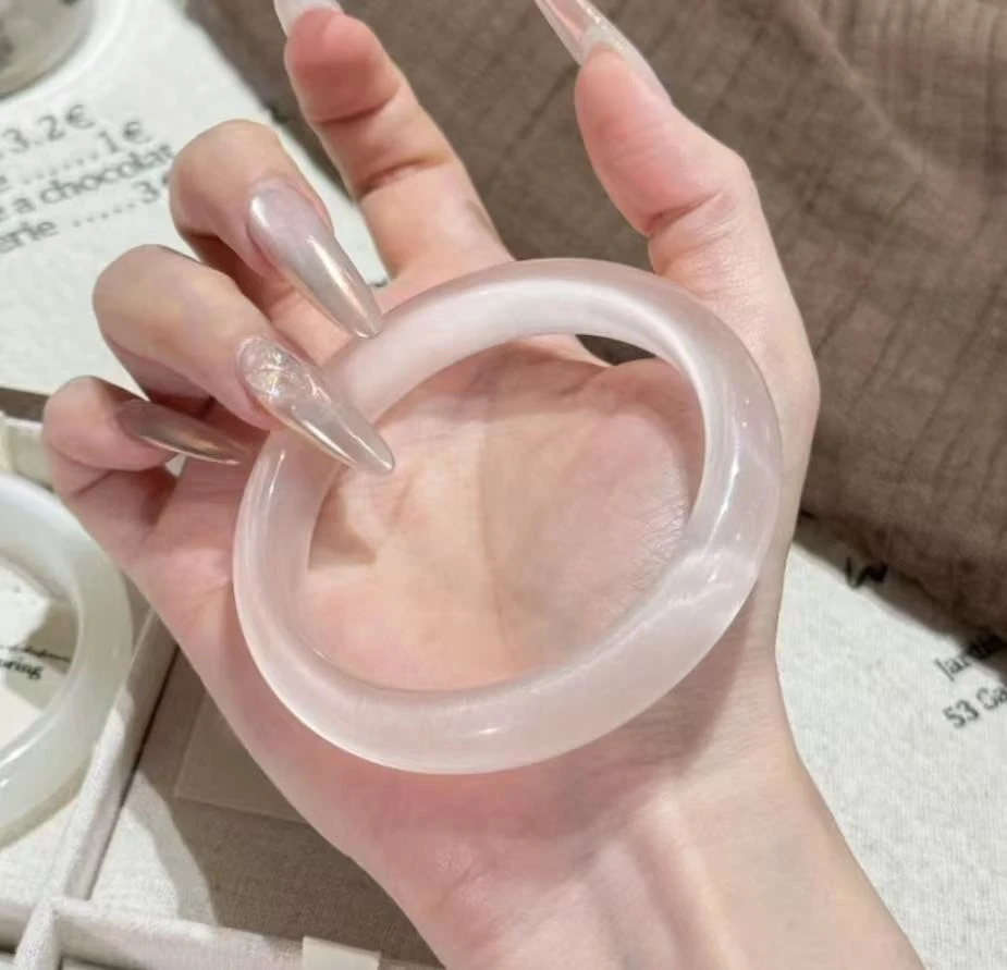 【荔枝粉手镯】57圈口  甜美高级显白款