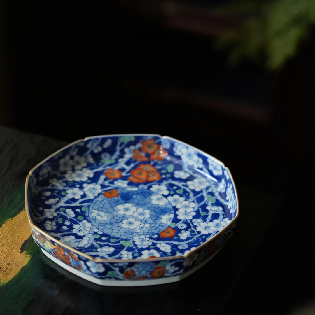 【雲梦】卓君-冰梅壶承（直径15cm）