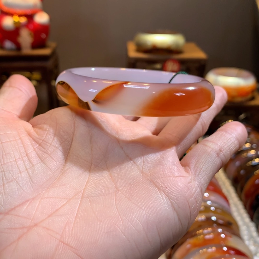 玛瑙/玉髓未镶嵌手镯40号