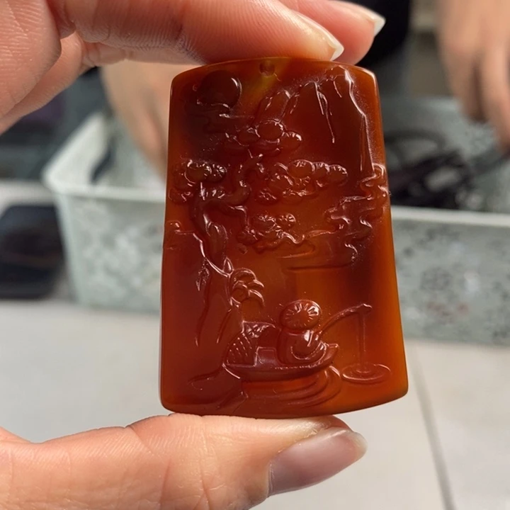 玛瑙/玉髓吊坠(不含链)未镶嵌