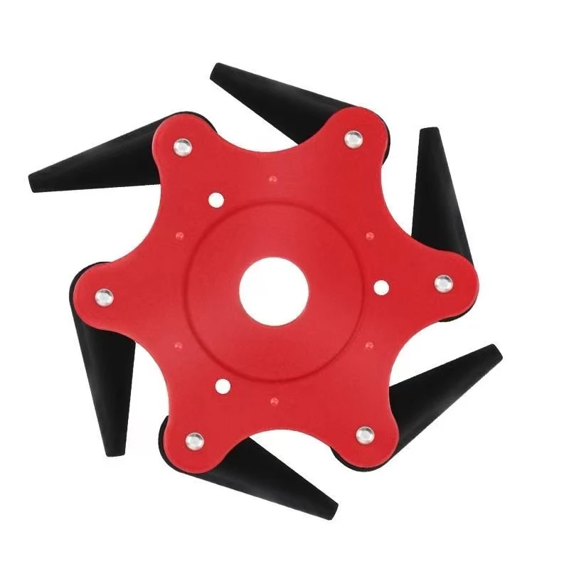 汽油割草机刀片配件六叶刀工作猛不怕石头